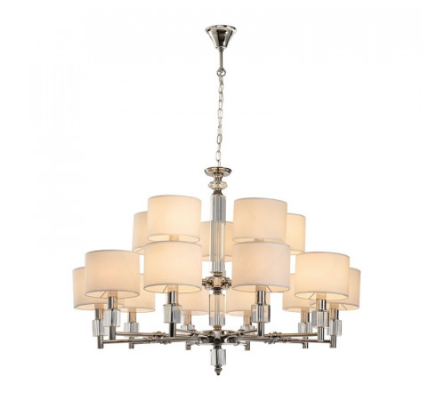 Подвесная люстра Lumien Hall Малье LH1053/15H-NK-WT