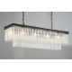 Подвесная люстра Delight Collection 1920s Odeon KR0387P-10C/P black/frost