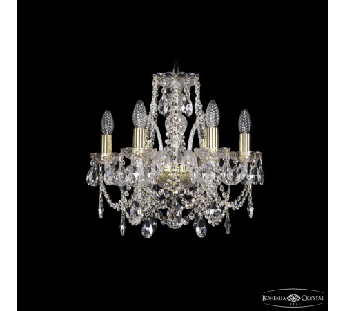 Подвесная люстра Bohemia Ivele Crystal 1411/6/141 G Подвесная люстра Bohemia Ivele Crystal 1411/6/141 G