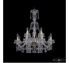 Подвесная люстра Bohemia Ivele Crystal 1409/8+4/240/XL-76 G