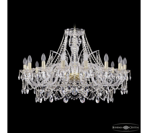 Подвесная люстра Bohemia Ivele Crystal 1411/16/360 G