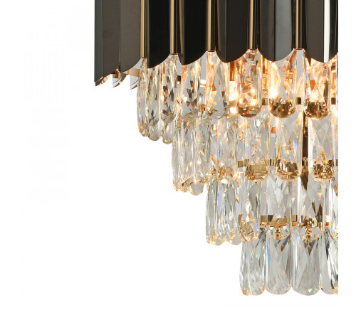 Подвесная люстра Natali Kovaltseva DARIAN II 81448/8C GOLD BLACK