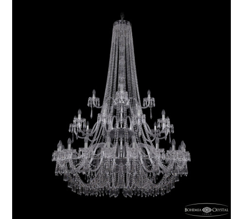 Подвесная люстра Bohemia Ivele Crystal 1403/20+10+5/530/h-203/3d Ni