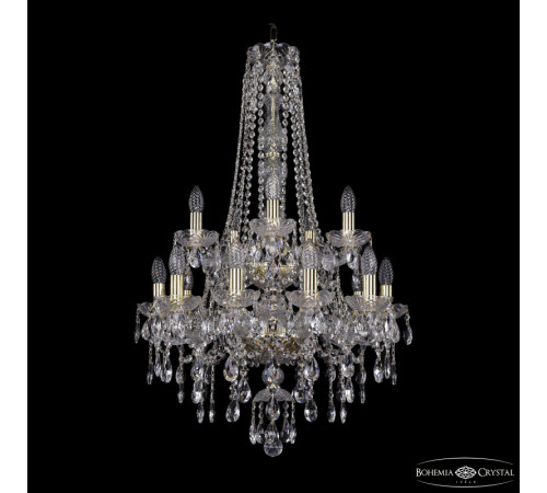 Подвесная люстра Bohemia Ivele Crystal 1415/10+5/200/h-92/2d G Подвесная люстра Bohemia Ivele Crystal 1415/10+5/200/h-92/2d G
