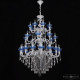 Подвесная люстра Bohemia Ivele Crystal AL78101/16+8+8/300/3d B WMN P Aquamarine/M-1F