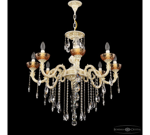Подвесная люстра Bohemia Ivele Crystal AL79101/8/250 B WMG P Amber/M-1F Подвесная люстра Bohemia Ivele Crystal AL79101/8/250 B WMG P Amber/M-1F