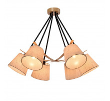 Подвесная люстра IMEX Soul MD.19412-6-P-BK