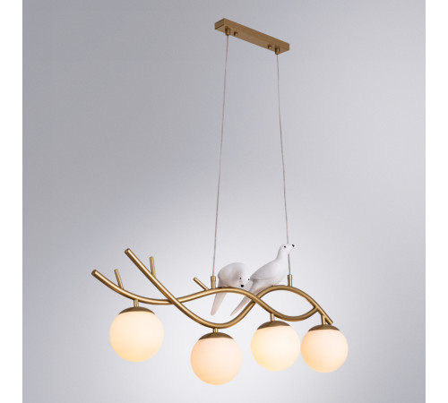 Подвесная люстра Arte Lamp Eltanin A3422SP-4GO