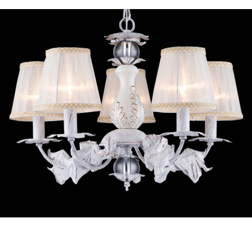 Подвесная люстра Natali Kovaltseva LADY 70043-5C WHITE GOLD Подвесная люстра Natali Kovaltseva LADY 70043-5C WHITE GOLD