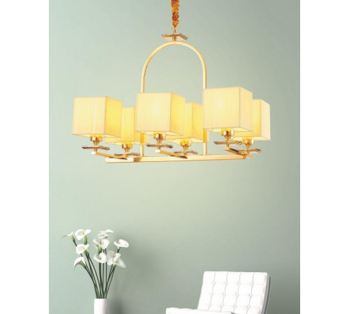 Подвесная люстра Lumina Deco Liniano LDP 17100-6 GD Подвесная люстра Lumina Deco Liniano LDP 17100-6 GD