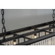 Подвесная люстра Delight Collection 1920s Odeon KR0387P-12C/P black/frost