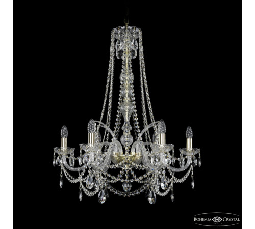 Подвесная люстра Bohemia Ivele Crystal 1411/6/240/h-83 G Подвесная люстра Bohemia Ivele Crystal 1411/6/240/h-83 G