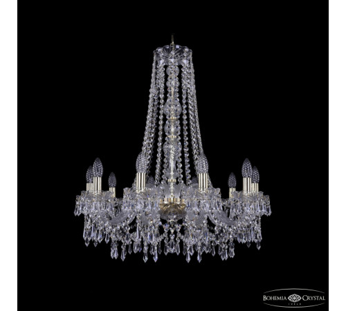 Подвесная люстра Bohemia Ivele Crystal 1403/10/240/h-76 G Подвесная люстра Bohemia Ivele Crystal 1403/10/240/h-76 G
