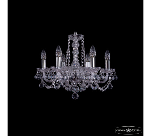 Подвесная люстра Bohemia Ivele Crystal 1402/6/160 Ni Balls Подвесная люстра Bohemia Ivele Crystal 1402/6/160 Ni Balls