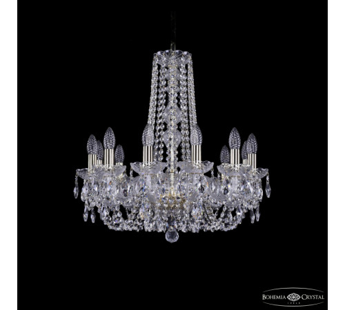 Подвесная люстра Bohemia Ivele Crystal 1402/12/195/h-60 G Подвесная люстра Bohemia Ivele Crystal 1402/12/195/h-60 G