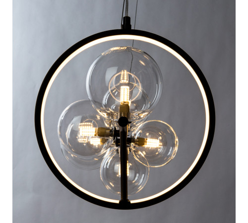 Подвесная люстра Arte Lamp Saturn A7790SP-50BK