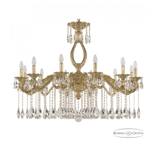 Подвесная люстра Bohemia Ivele Crystal Florence 71302/12/360 A G Подвесная люстра Bohemia Ivele Crystal Florence 71302/12/360 A G