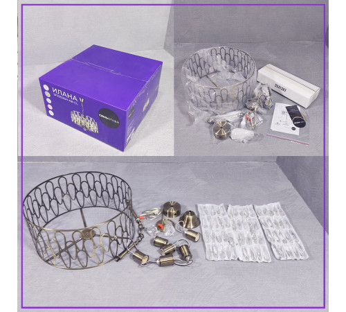 Подвесная люстра Seven Fires Ilana SF3332/6H-AB-CL