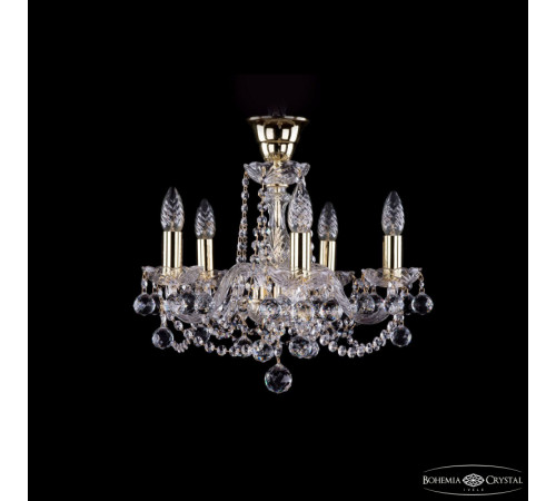 Подвесная люстра Bohemia Ivele Crystal 1402/5/141 G Balls tube Подвесная люстра Bohemia Ivele Crystal 1402/5/141 G Balls tube