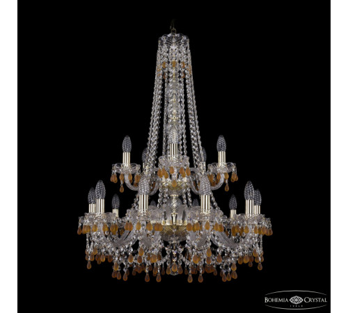Подвесная люстра Bohemia Ivele Crystal 1410/10+5/240/h-91/2d G V1003 Подвесная люстра Bohemia Ivele Crystal 1410/10+5/240/h-91/2d G V1003