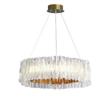 Подвесная люстра DeLight Collection Accordeon 10310P-780 white/gold