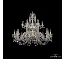 Подвесная люстра Bohemia Ivele Crystal 1402/12+6/360/2d G