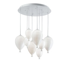 Подвесная люстра Ideal Lux Clown SP8 Bianco 100883