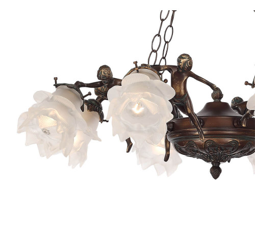 Подвесная люстра Lumien Hall Эльза H17050/8PCRG Подвесная люстра Lumien Hall Эльза H17050/8PCRG