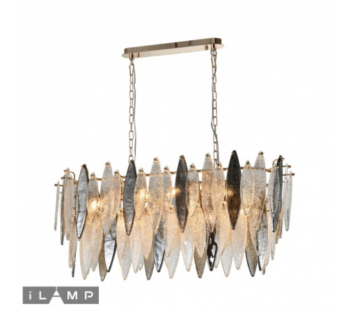 Подвесная люстра iLamp Dolce P2543-10 Gold Подвесная люстра iLamp Dolce P2543-10 Gold