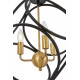 Подвесная люстра Lumina Deco Casai LDP 1243-3 BK+MD