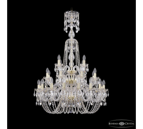 Подвесная люстра Bohemia Ivele Crystal 1402/16+8+4/300/XL-123/3d G Подвесная люстра Bohemia Ivele Crystal 1402/16+8+4/300/XL-123/3d G