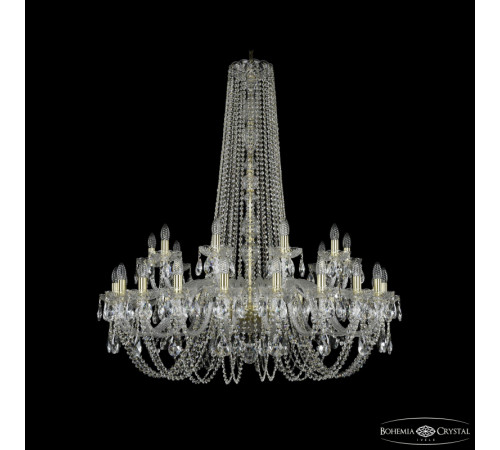 Подвесная люстра Bohemia Ivele Crystal 1402/20+10/400/h-130 G Подвесная люстра Bohemia Ivele Crystal 1402/20+10/400/h-130 G