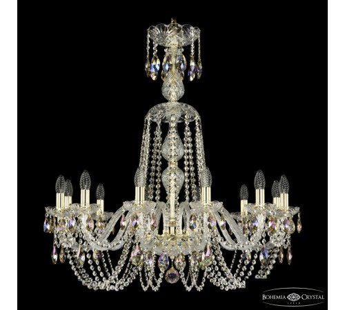 Подвесная люстра Bohemia Ivele Crystal 1402/12/300/XL-90 G K801