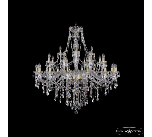Подвесная люстра Bohemia Ivele Crystal 1415/16+8+4/460 G Подвесная люстра Bohemia Ivele Crystal 1415/16+8+4/460 G