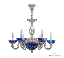 Подвесная люстра Bohemia Ivele Crystal Florence 71403P/6/175 NW P Clear-Blue/H-1J FA10S