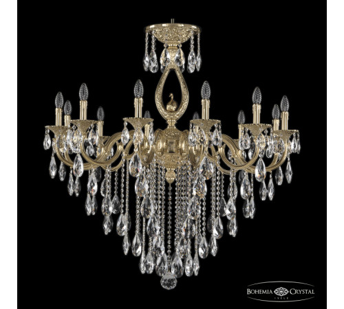 Подвесная люстра Bohemia Ivele Crystal Verona 72401/12/360 B G FS2B