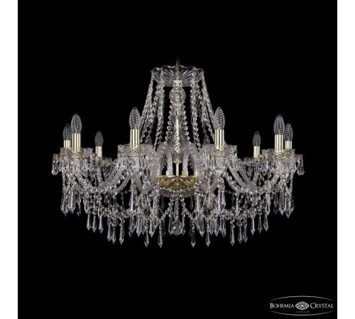 Подвесная люстра Bohemia Ivele Crystal 1403/10/300 G Подвесная люстра Bohemia Ivele Crystal 1403/10/300 G