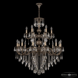 Подвесная люстра Bohemia Ivele Crystal AL79101/12+6/300/2D B SGB
