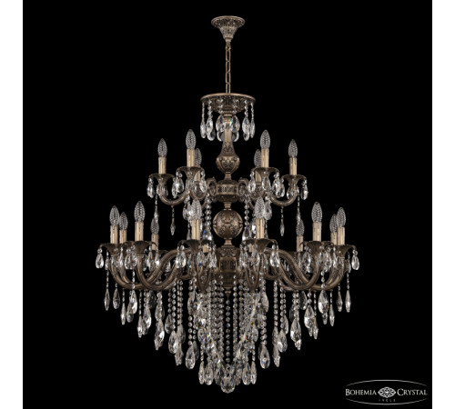 Подвесная люстра Bohemia Ivele Crystal AL79101/12+6/300/2D B SGB Подвесная люстра Bohemia Ivele Crystal AL79101/12+6/300/2D B SGB