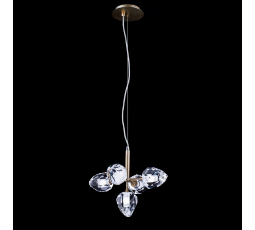 Подвесная люстра Delight Collection On the Rocks P68038M-5 gold Подвесная люстра Delight Collection On the Rocks P68038M-5 gold
