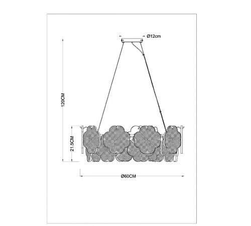 Подвесная люстра Arte Lamp Mallika A4077SP-7GO Подвесная люстра Arte Lamp Mallika A4077SP-7GO