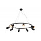 Подвесная люстра Crystal Lux CLT 015C8 D800 BL