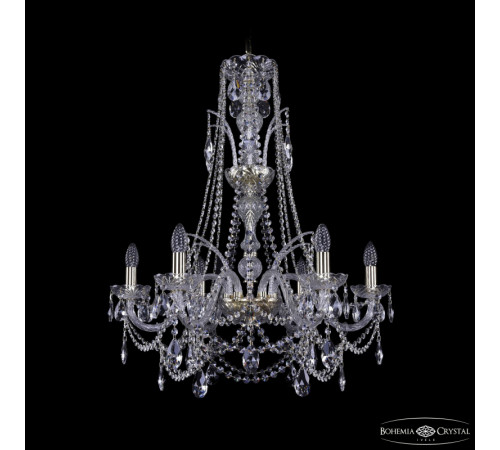 Подвесная люстра Bohemia Ivele Crystal 1411/6/240/XL-83 G Подвесная люстра Bohemia Ivele Crystal 1411/6/240/XL-83 G