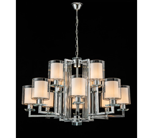 Подвесная люстра iLamp King RM6201-8+4 CR+CL Подвесная люстра iLamp King RM6201-8+4 CR+CL