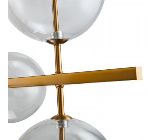 Подвесная люстра Delight Collection Globe Mobile KG0965P-10L brass Подвесная люстра Delight Collection Globe Mobile KG0965P-10L brass