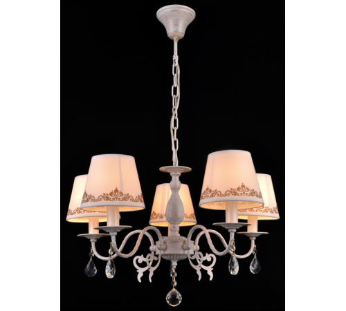 Подвесная люстра Natali Kovaltseva Biarritz 70038-5C IVORY GOLD Подвесная люстра Natali Kovaltseva Biarritz 70038-5C IVORY GOLD