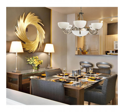 Подвесная люстра Arte Lamp Windsor White A3777LM-6-2AB Подвесная люстра Arte Lamp Windsor White A3777LM-6-2AB