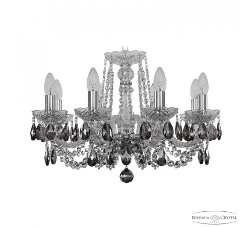 Подвесная люстра Bohemia Ivele Crystal 1402/8/195 Ni K731 Подвесная люстра Bohemia Ivele Crystal 1402/8/195 Ni K731