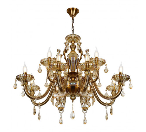 Подвесная люстра iLamp Asia 81069-8+4 BR Подвесная люстра iLamp Asia 81069-8+4 BR