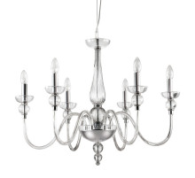 Подвесная люстра Ideal Lux Doge SP6 Trasparente 044422